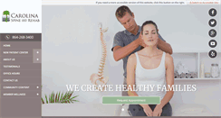 Desktop Screenshot of mycarolinaspine.com